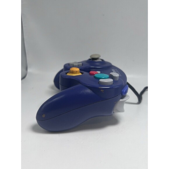 OEM Nintendo Gamecube Controller Purple Indigo DOL-003 TESTED Working - Picture 5 of 5